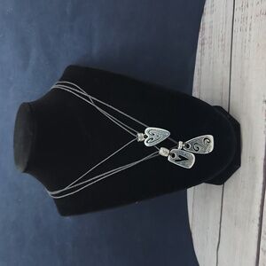 Brighton | Brazilian Heart Layered Necklace Silver Tone